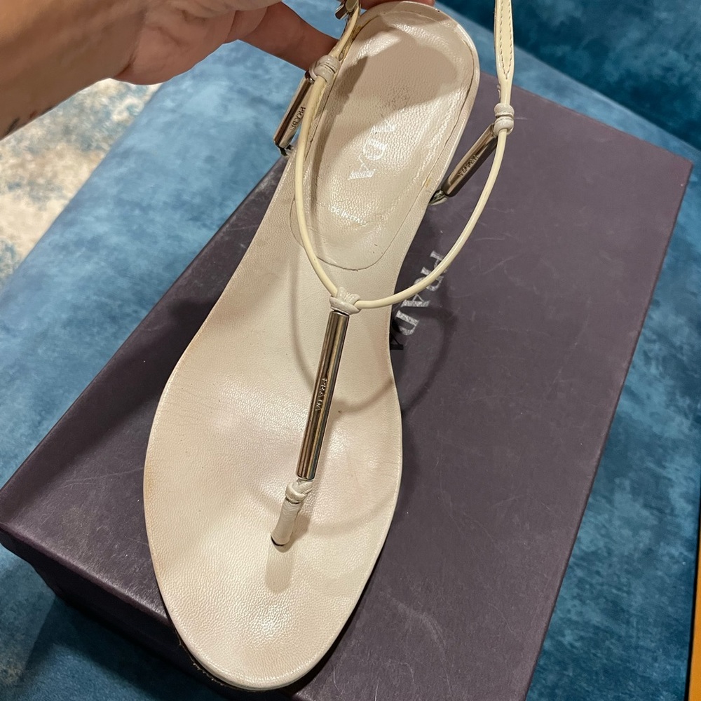 Prada thong sandals